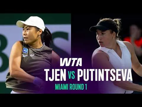 Yulia Putintseva bat Janice Tjen au Miami Open 2026 – Premier tour