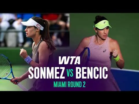 Belinda Bencic bat Zeynep Sonmez à l'Open de Miami 2026 – 2e tour
