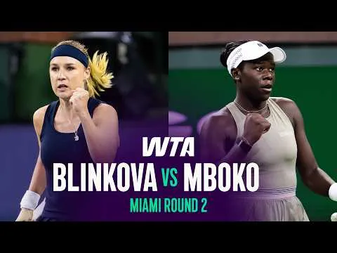 Victoria Mboko bat Anna Blinkova à l'Open de Miami 2026 – 2e tour