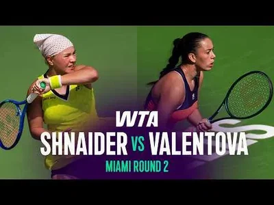 Diana Shnaider bat Tereza Valentova au Miami Open 2026 – Deuxième tour