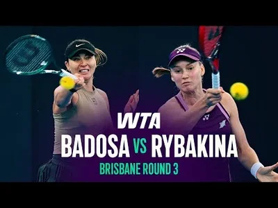 Elena Rybakina bat Paula Badosa à Brisbane 2026 – 3e tour