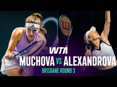 Karolina Muchova bat Ekaterina Alexandrova à Brisbane 2026 – 3e tour