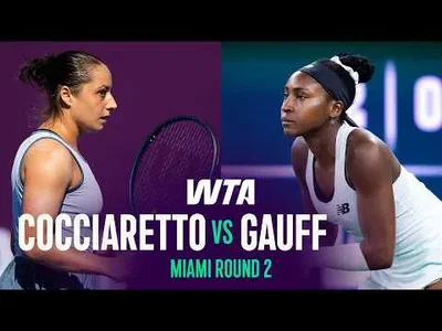 Gauff bat Cocciaretto au Miami Open 2026 – Deuxième tour