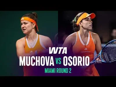 Muchova bat Osorio au Miami Open 2026 – Deuxième tour