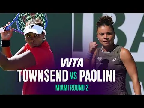 Jasmine Paolini bat Taylor Townsend au Miami Open 2026 – Deuxième tour
