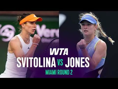 Svitolina bat Jones au Miami Open 2026 – Deuxième tour