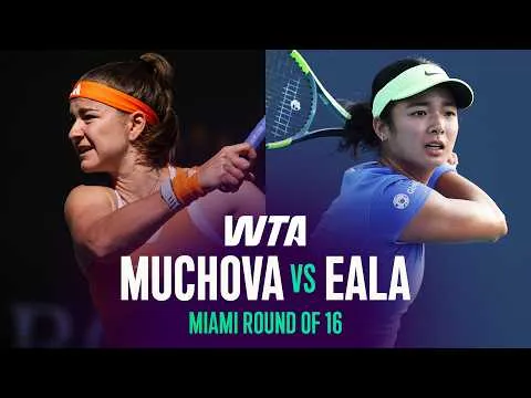 Muchova bat Eala à l'Open de Miami 2026 – Huitième de finale