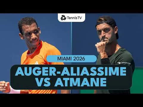 Atmane élimine Auger-Aliassime à Miami 2026 – Troisième tour