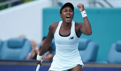 Nouvelle victoire en trois sets pour Gauff, qualifiée pour les quarts de finale à Miami pour la première fois