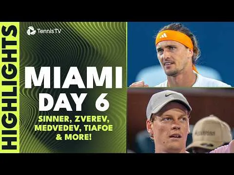 Jannik Sinner bat Corentin Moutet à Miami 2026 – 3e tour