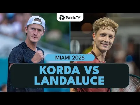 Landaluce bat Korda à Miami 2026 – Huitième de finale