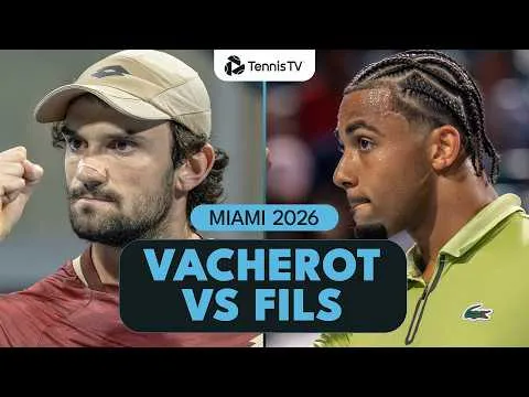Arthur Fils bat Valentin Vacherot à Miami 2026 – Huitième de finale