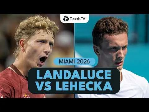 Lehecka bat Landaluce à Miami 2026 – Quart de finale