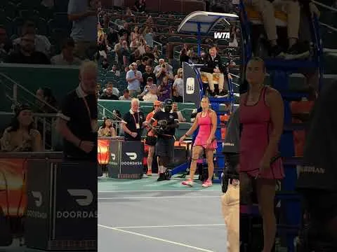 Sabalenka bat Baptiste à l'Open de Miami 2026 – Quart de finale