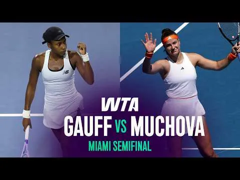 Gauff bat Muchova à l'Open de Miami 2026 – Demi-finale