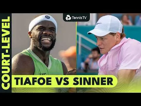 Jannik Sinner bat Frances Tiafoe à Miami 2026 – Quart de finale