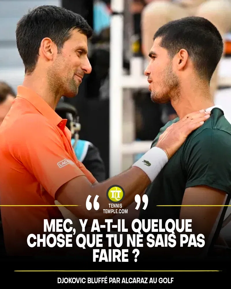 🇷🇸 « Au premier trou, Alcaraz a frappé la balle à 270 mètres et a réalisé un eagle