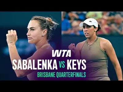 Sabalenka bat Keys à Brisbane 2026 – Quarts de finale