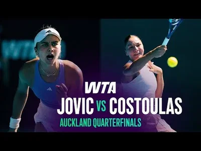 Jovic bat Costoulas à Auckland 2026 – Quarts de finale