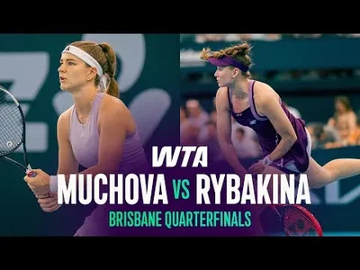 Karolina Muchova bat Elena Rybakina à Brisbane 2026 – Quart de finale
