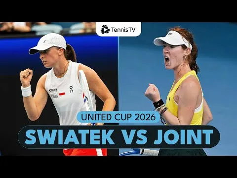 Swiatek bat Joint à la Coupe United 2026 – Match