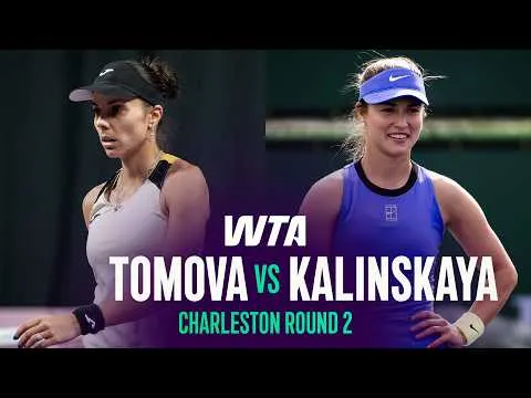 Kalinskaya bat Tomova à Charleston 2026 – 2e tour