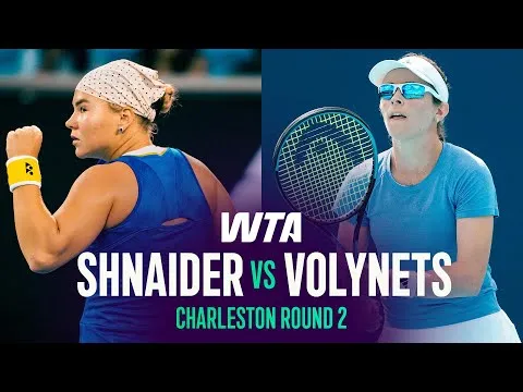 Diana Shnaider bat Katie Volynets à Charleston 2026 – Deuxième tour