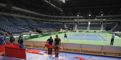 Coupe Davis, la Belgrade Arena et sa surface