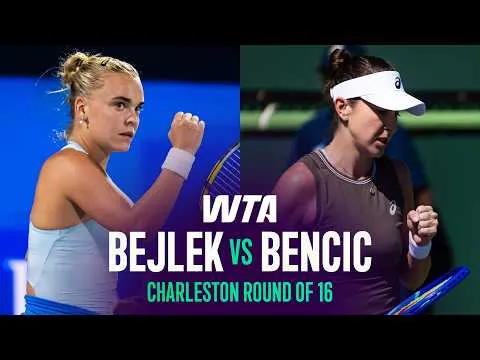 Bencic bat Bejlek à Charleston 2026 – 3e tour
