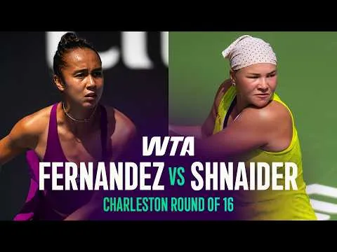 Diana Shnaider écarte Leylah Fernandez à Charleston 2026 – 3e tour