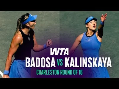 Kalinskaya bat Badosa à Charleston 2026 – 3e tour
