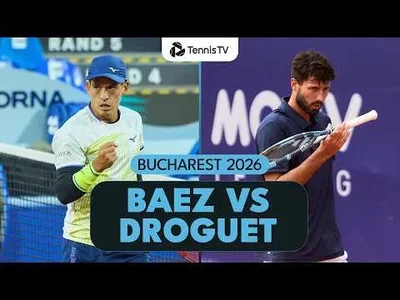Titouan Droguet bat Sebastian Baez à Bucharest 2026 – Deuxième tour