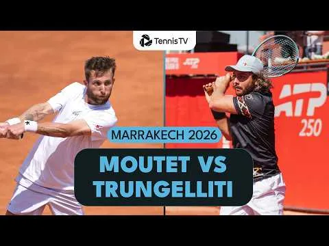 Trungelliti bat Moutet à Marrakech 2026 – Quarts de finale