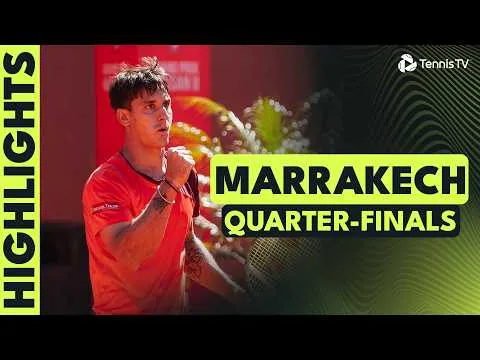 Trungelliti bat Moutet à Marrakech 2026 – Quart de finale