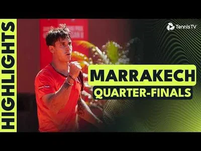 Trungelliti bat Moutet à Marrakech 2026 – Quart de finale