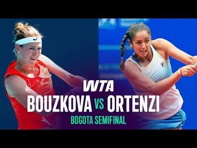 Bouzkova bat Ortenzi à Bogota 2026 – Demi-finale