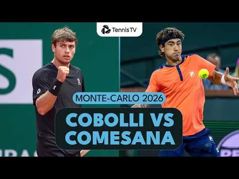 Flavio Cobolli bat Francisco Comesana à Monte-Carlo 2026 – Premier tour