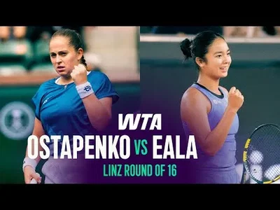 Ostapenko bat Eala à Linz 2026 – 2e tour