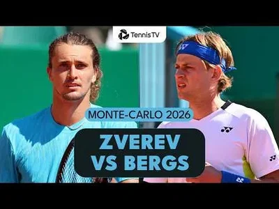 Alexander Zverev bat Zizou Bergs à Monte-Carlo 2026 – 3e tour