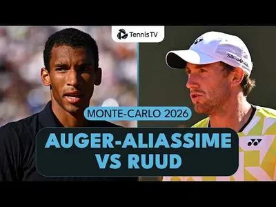 Auger-Aliassime bat Ruud à Monte-Carlo 2026 – 3e tour